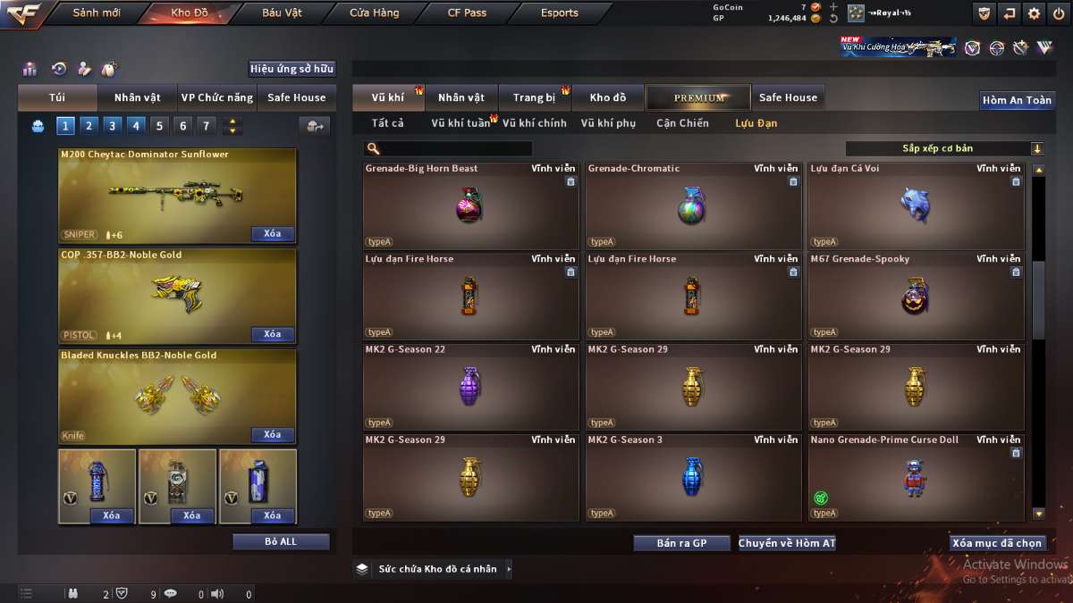 shop acc cf uy tin gia re